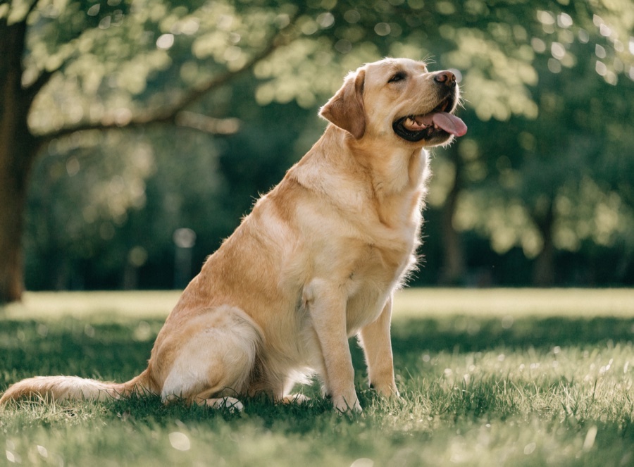 A happy dog